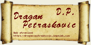 Dragan Petrašković vizit kartica